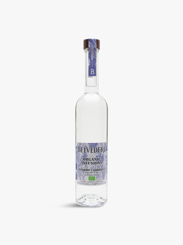 Belvedere Organic Infusions Blackberry and Lemongrass Vodka 70cl