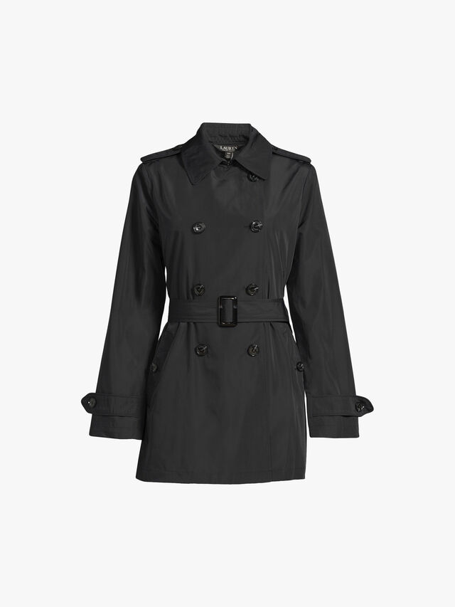 Double Breasted Trench Belted Coat