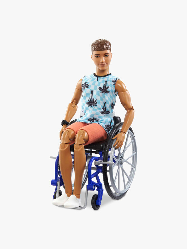 Ken Doll with Wheelchair & Ramp
