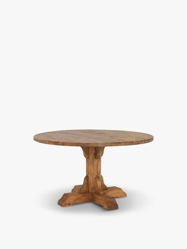 Covington Reclaimed Wood Round Dining Table