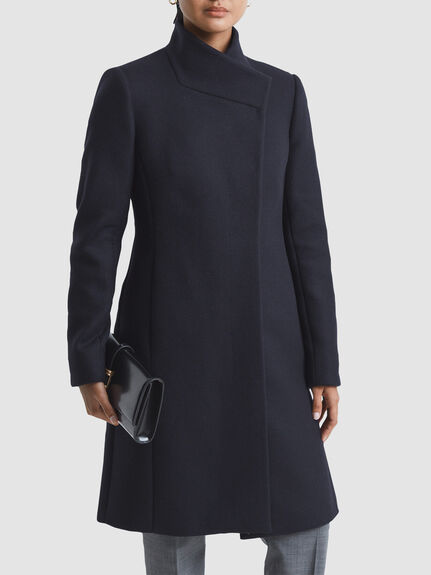 Mia Wool Blend Mid-Length Coat