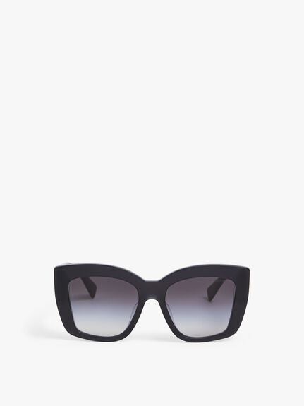 MU 04WS Oversized Square Acetate Sunglasses