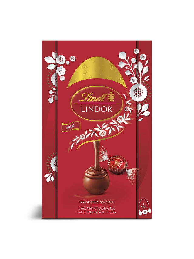 Lindt Lindor Milk Easter Premium Shell Egg 260g