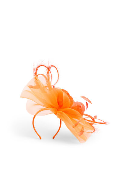 Large Flower and Quills Crin Fascinator