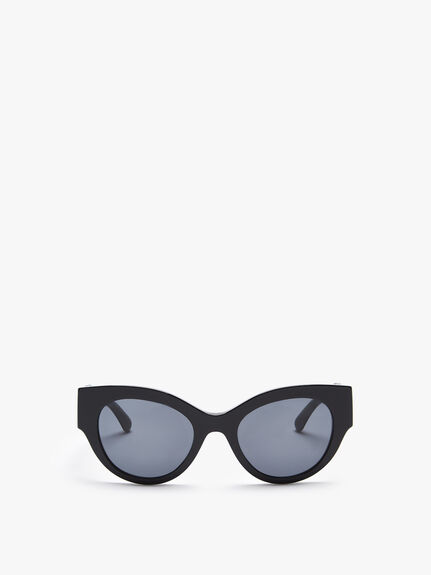Oval Logo Acetate Sunglasses
