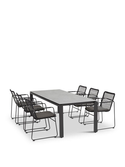 Goa 6 Seat Dining Set with Hpl Dining Table and 6 Dining Chairs