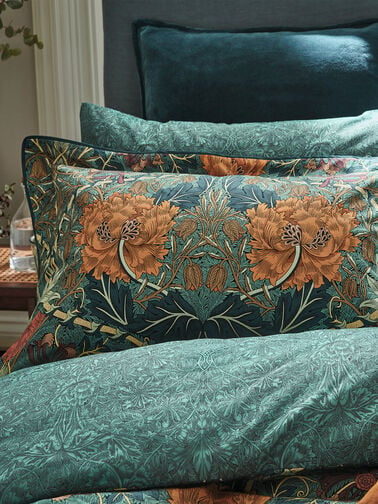 Honeysuckle-and-Tulip-Single-Pillowcase-Morris-and-Co