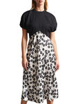 GWIANA Ponte Top With Midi Skirt Dress