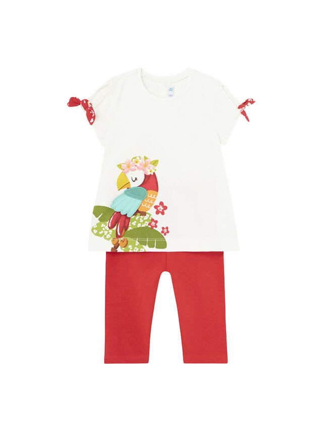 Parrot Tee and Leggings set