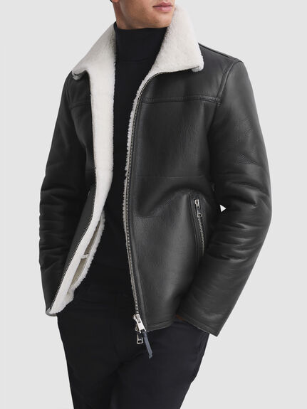 Brankos Leather Sheepskin Jacket