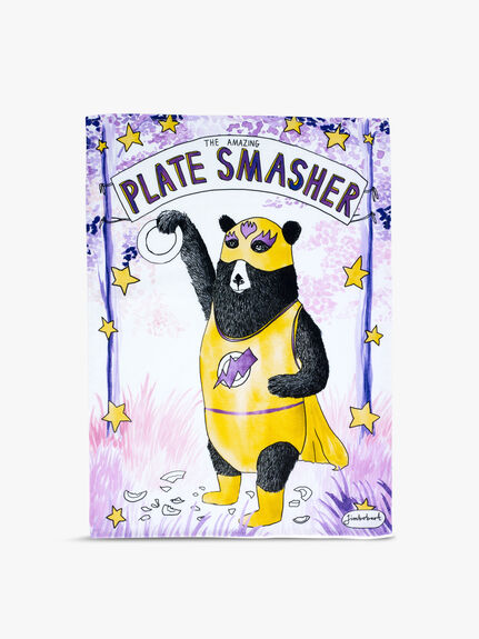 Amazing Plate Smasher Tea Towel