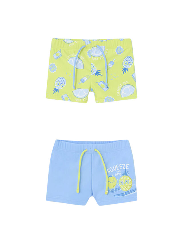 Set of 2 swim shorts Pineapple print