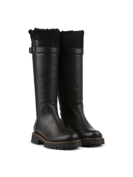 SOLE MADE IN ITALY Como Knee High Biker Boots