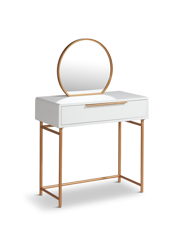 Gemini Dressing Table With Mirror