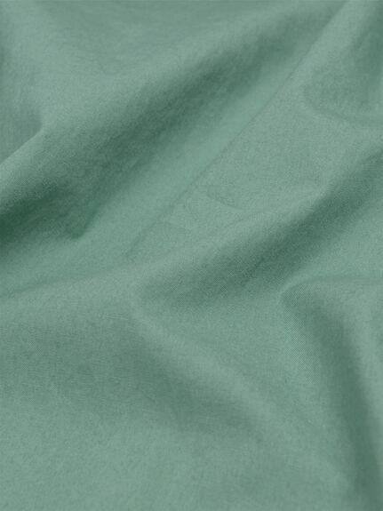 Faded Jade Washed Cotton Percale Duvet Cover