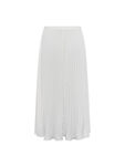 Crepe Light Pleated Midi Skirt