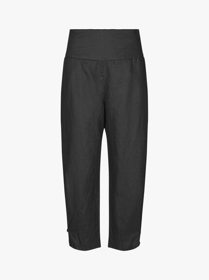 Penna Linen Cropped Trouser