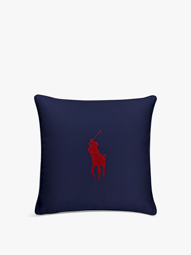 RL Pony Navy/Red Cushion Cover 50x50 S19
