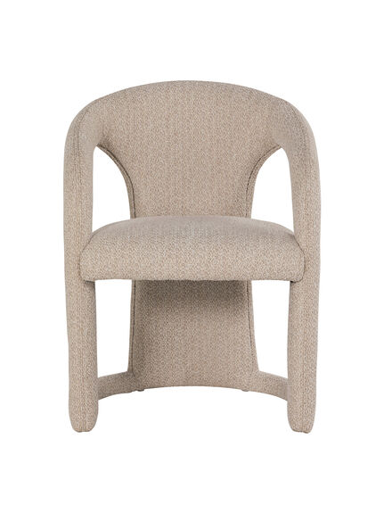 Tribeca Beige Boucle Upholstered Dining Chair