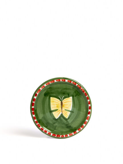 Materia Decorated Butterfly Bread Plate