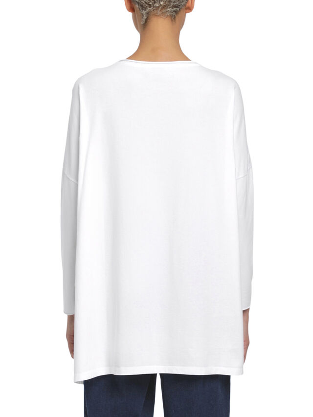 Cotton Elastane Jersey Relaxed Top