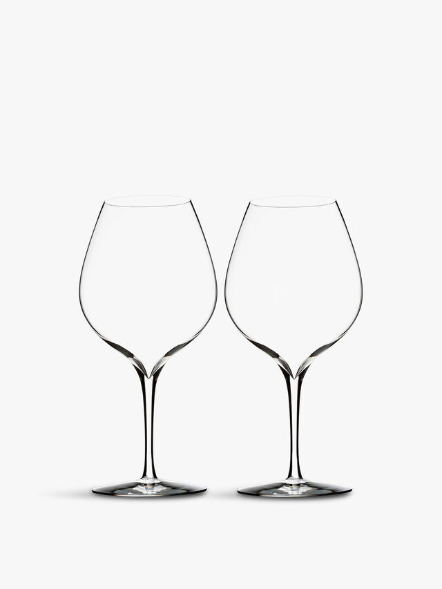 Elegance Merlot Wine Glass Pair