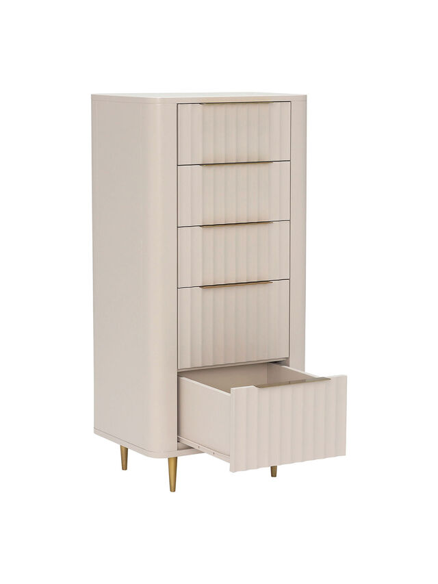 Lucia 5 Drawer Tall Chest
