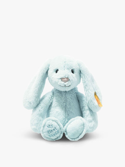 Soft Cuddly Friends My First Steiff Hoppie Blue Rabbit