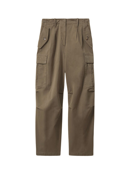 Indie Cotton Blend Tapered Combat Trousers