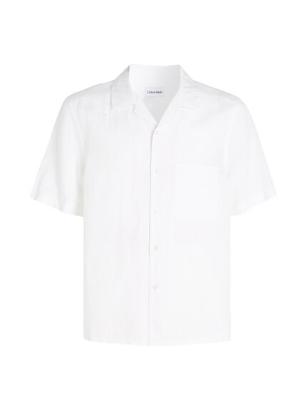 Linen Cotton Cuban Pocket Shirt
