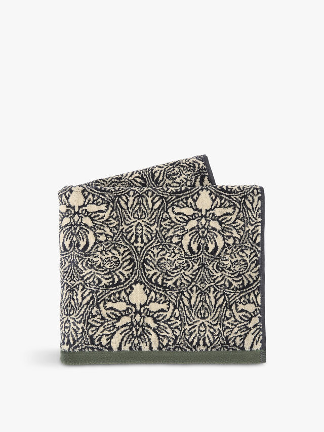 Crown Imperial Hand Towel Charcoal