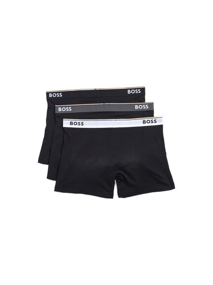Three-Pack Of Stretch-Cotton Boxer Briefs With Logos