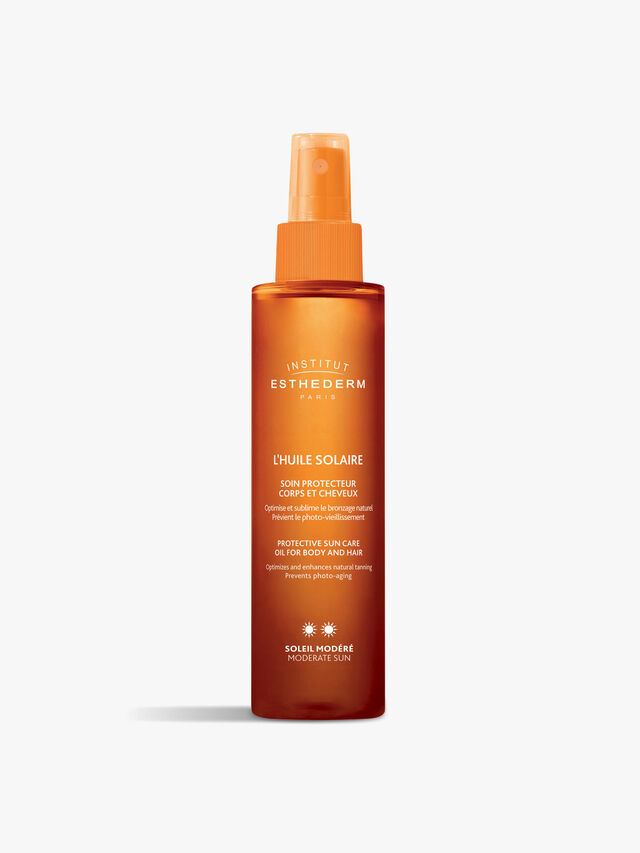 Suncare Oil Moderate SunSuncare Protective Tanning Oil Hair and Body - Moderate