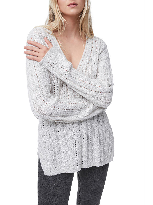 Lettie Recycled Cable Knit Jumper