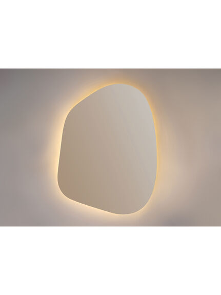 Organic Mirror with Light 80x60cm