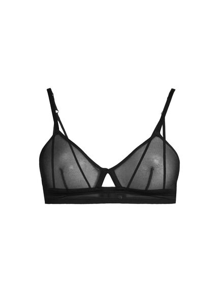 Mesh Cut-Out Triangle Bralette