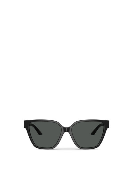 VE4471B Cat Eye Crystal Logo Sunglasses