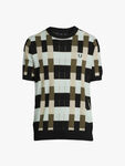Jacquard Knitted Tee