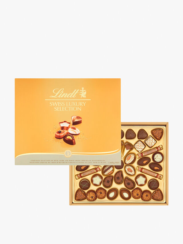 Lindt Swiss Luxury Selection Chocolate Box 445g