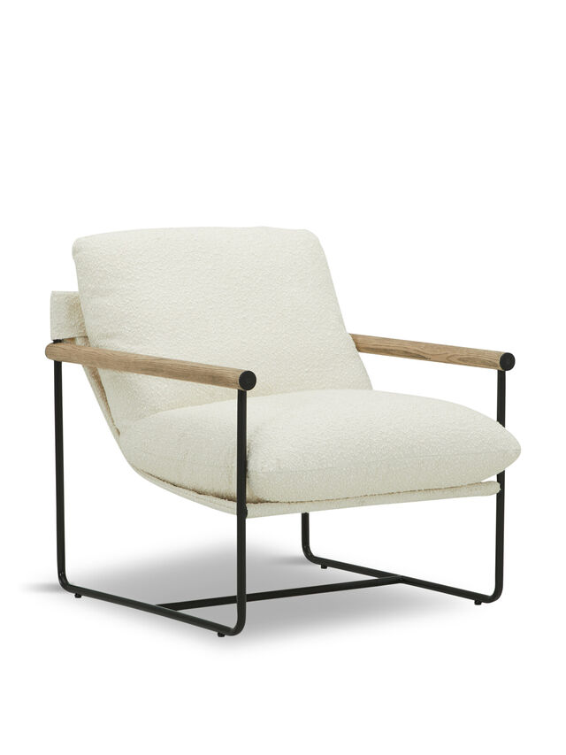 Whittaker Ivory Boucle Chair