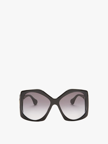 Square Fork Detail Sunglasses