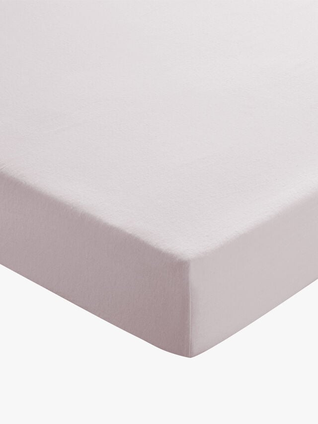 Brushed Cotton Plain Dye Fitted Sheet