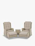 Chedworth Deluxe Recliner Set with 2 Footstools & Ceramic Top Coffee Table