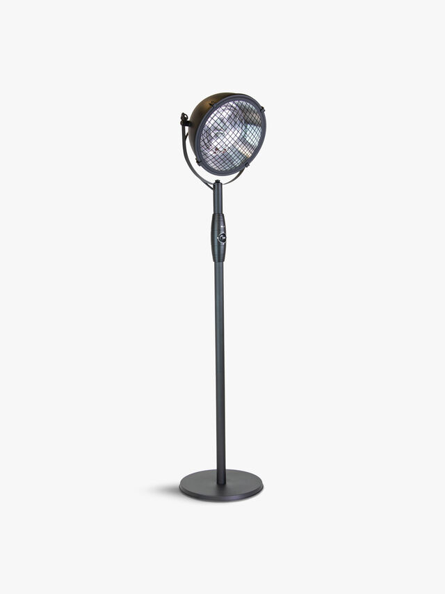 Industrial Style Electric Patio Heater Free Standing