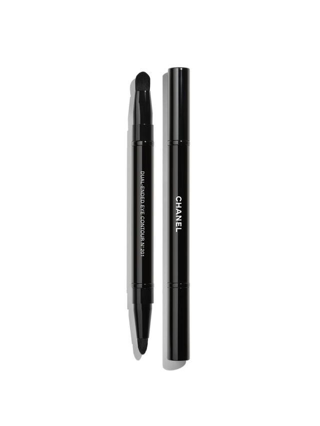 PINCEAU DUO CONTOUR YEUX RÉTRACTABLE N°201 Retractable Dual-Ended Eye-Contouring Brush