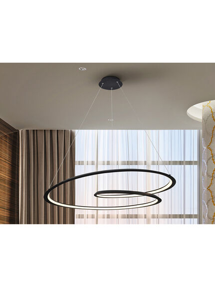 Looping Large LED Ceiling Pendant
