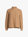 Ermes High Neck Cable Knit