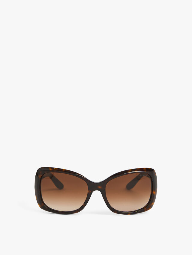 Rectangular Ralph Lauren Logo Sunglasses