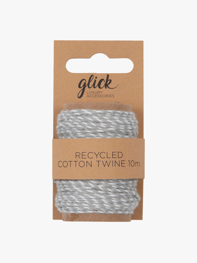 Silver Recycled Cotton Twine