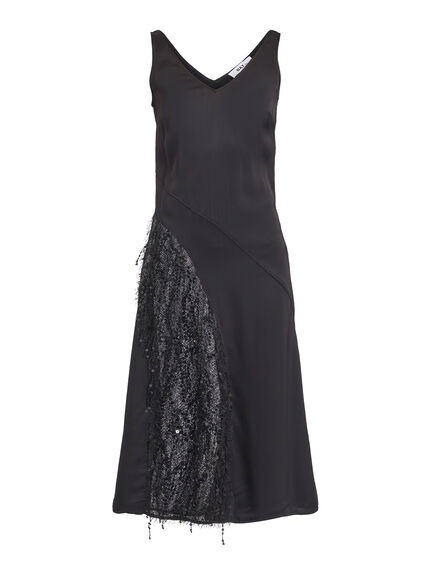 Mckenna Sparkling Texture Sleeveless Dress